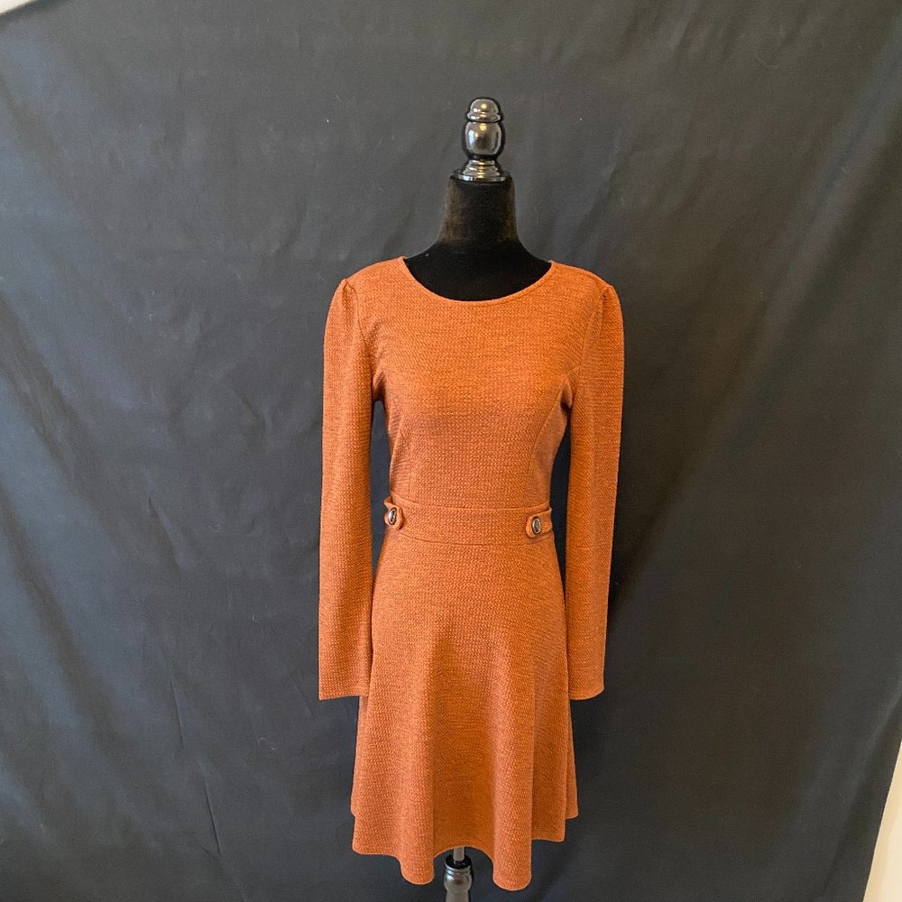 Gilli Brown Knit Dress - Size Medium